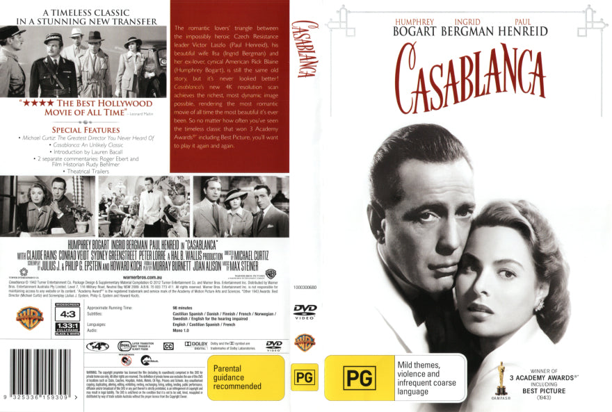 Casablanca DVD