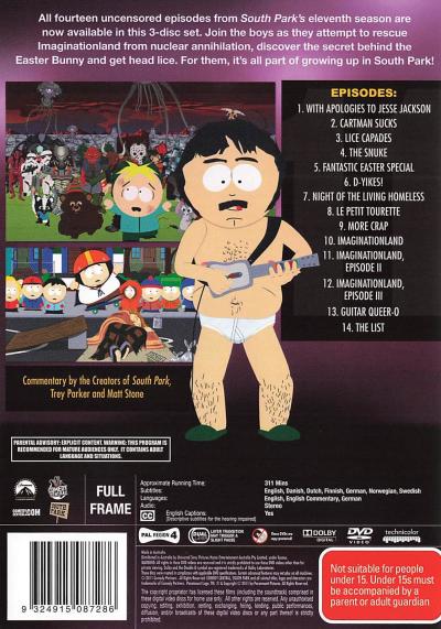South Park: Season 11 DVD