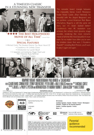Casablanca DVD