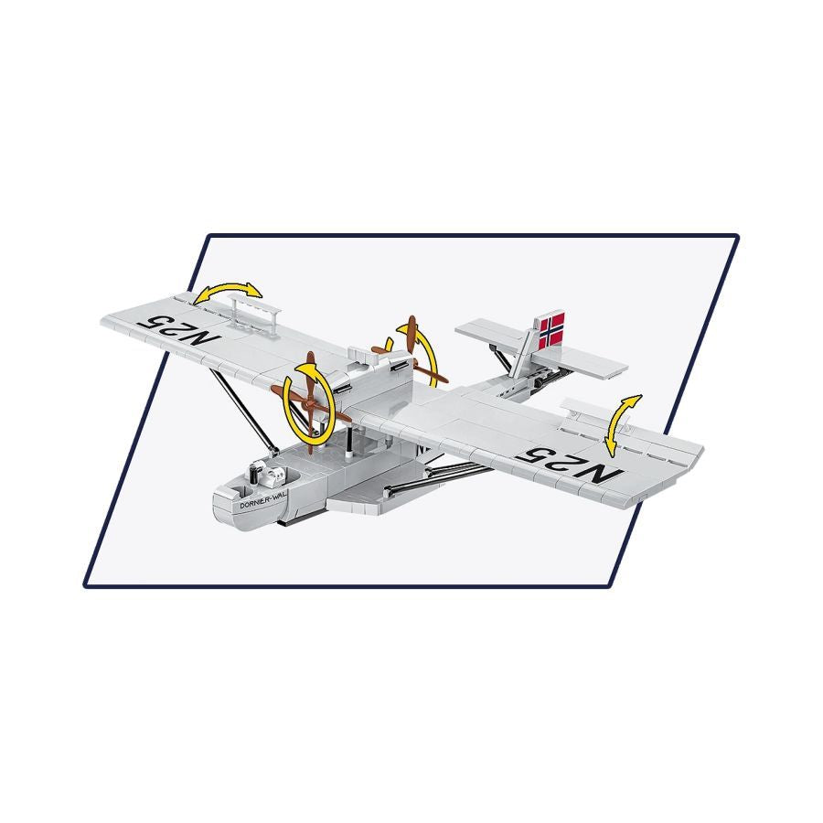 Historical Collection - Dornier Do JWal “Amundsen” N-25 Construction Set (483 Pieces)