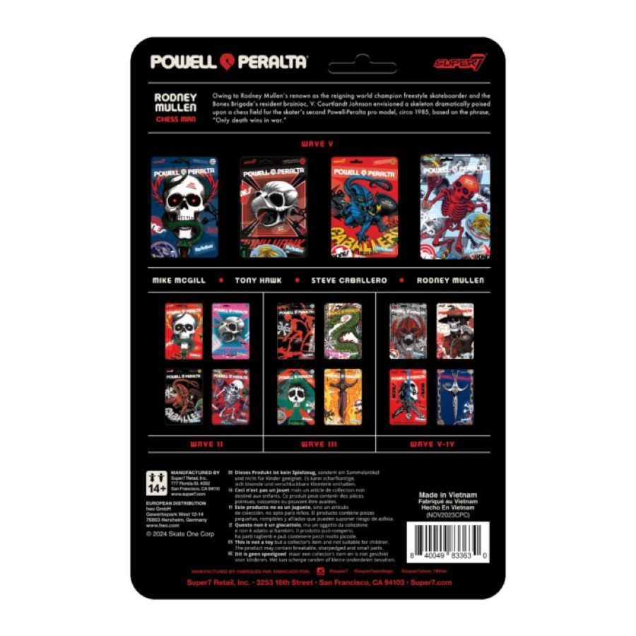 Powell Peralta - Rodney Mullen ReAction 3.75″ Action Figure [Wave 5]