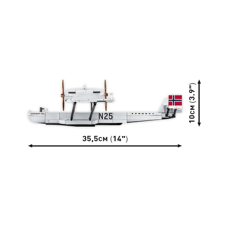 Historical Collection - Dornier Do JWal “Amundsen” N-25 Construction Set (483 Pieces)