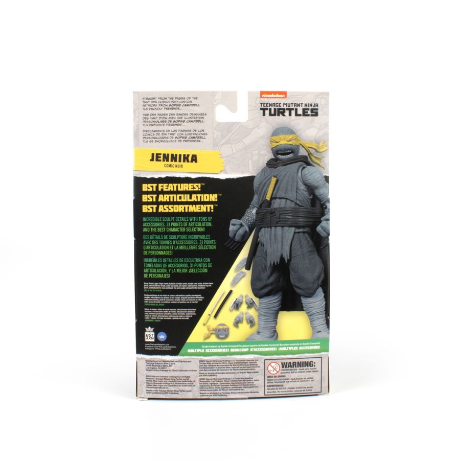 Teenage Mutant Ninja Turtles (comics) - Jennika (Greyscale) 5″ BST AXN Action Figure (Wave 3)