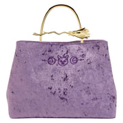 Hocus Pocus - Velvet Broom Handle Handbag