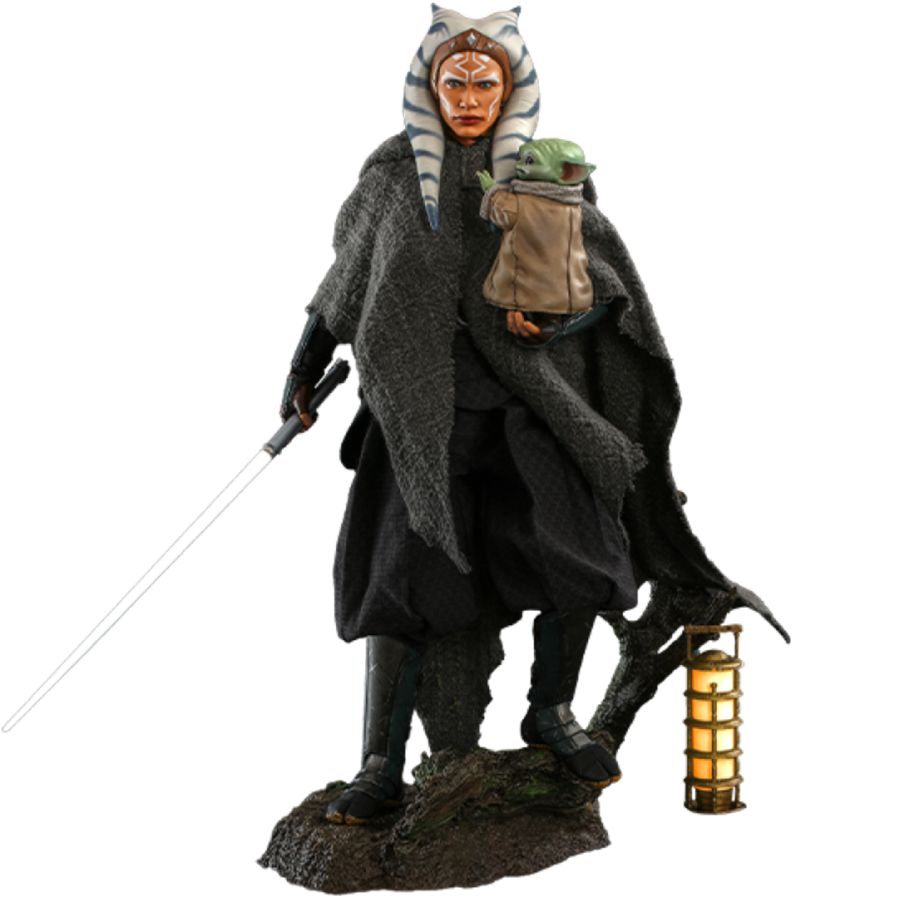 Star Wars: The Mandalorian - Ahsoka Tano and Grogu 1:6 Scale Collectable Action Figure Set