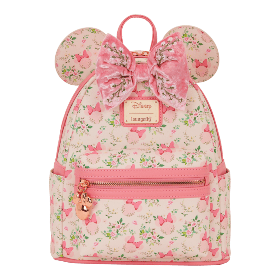 Disney - Minnie Mouse Floral Loungefly Backpack