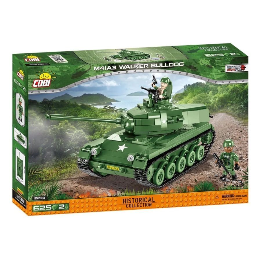 Vietnam War - Walker Build M41A3 Construction Brick Set (625 Pieces)