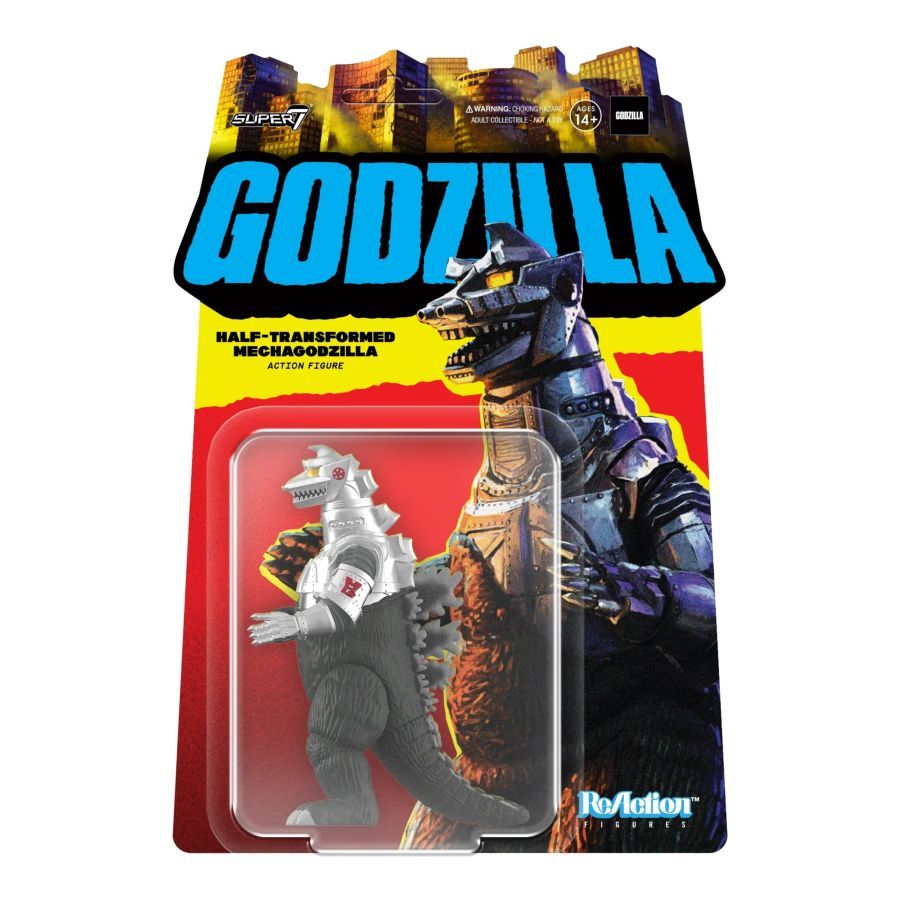 Godzilla vs Mechagodzilla (1974) - Half-Transformed Mechagodzilla Reaction 3.75″ Figure