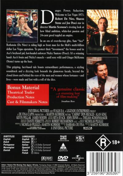 Casino DVD