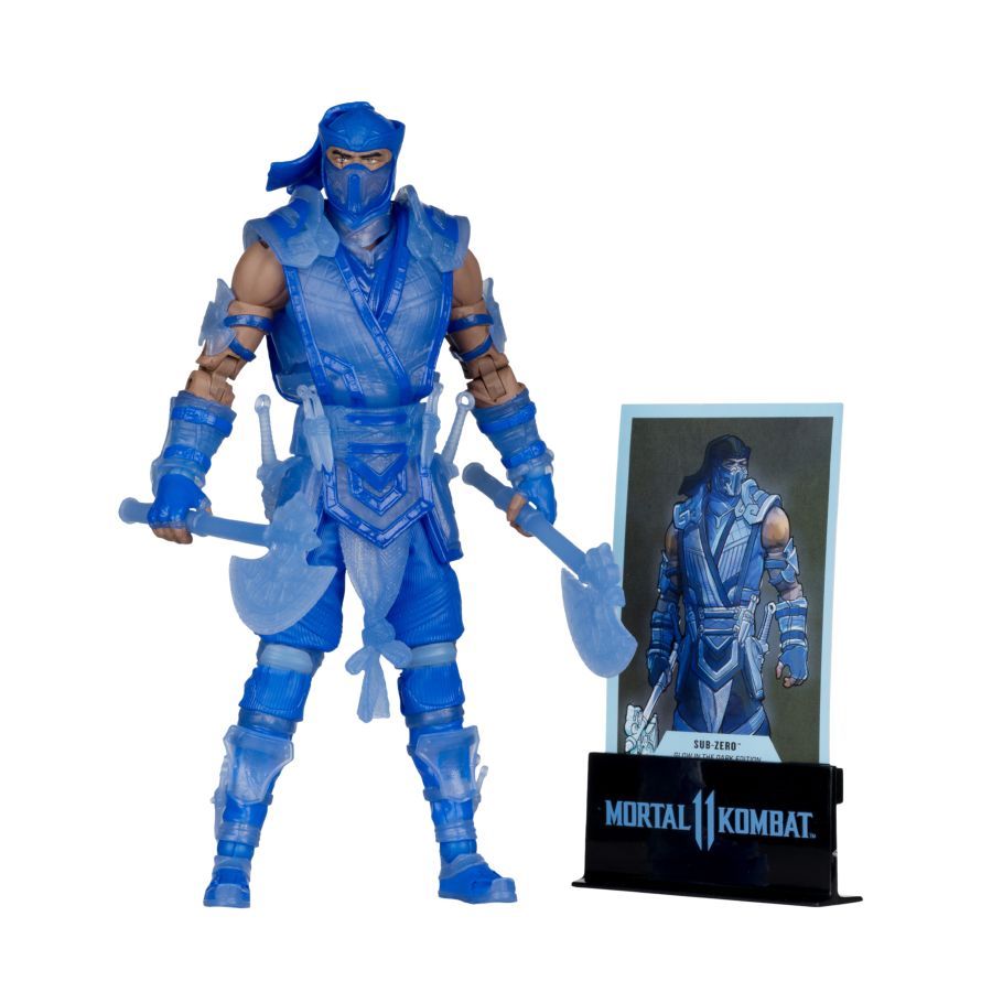 Mortal Kombat II - Sub-Zero (Glow-in-the-Dark) (Gold Label) 7″ Figure
