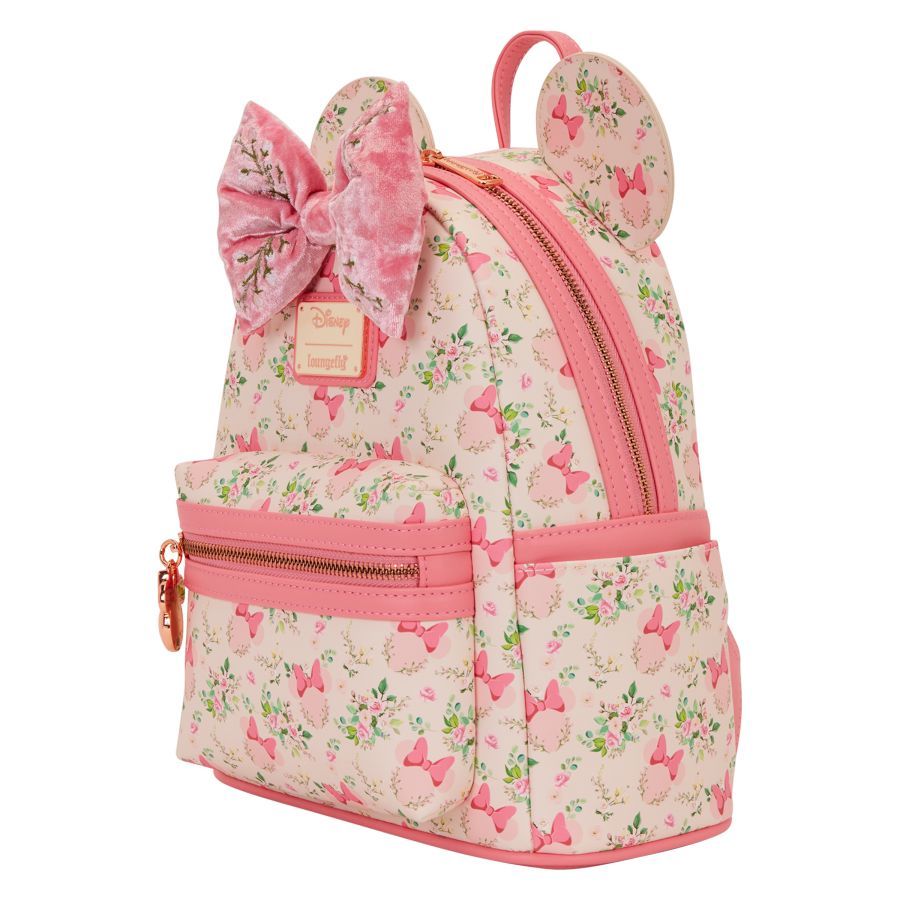 Disney - Minnie Mouse Floral Loungefly Backpack