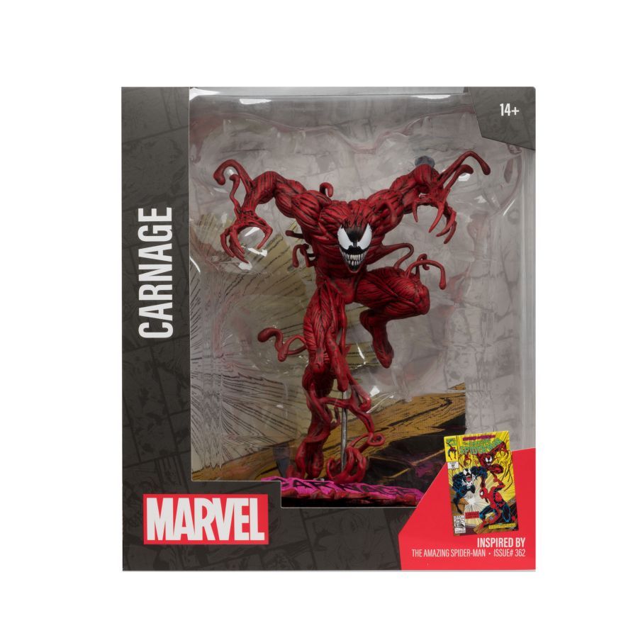 Marvel - Carnage “The Amazing Spider-Man #362” 1:10 Scale Posed Figure