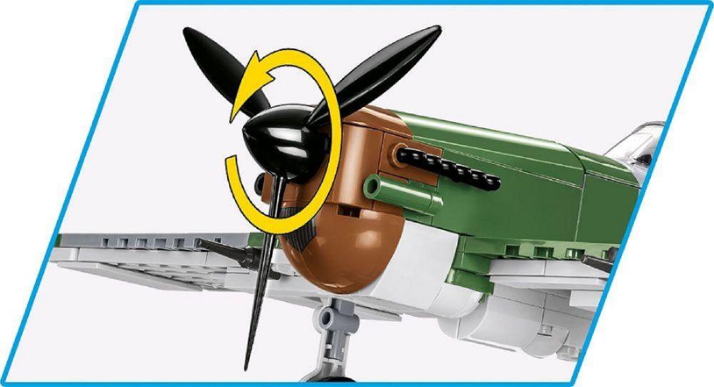 World War 2 - Morane-Saulnier MS.406 Construction Brick Set (317 Pieces)