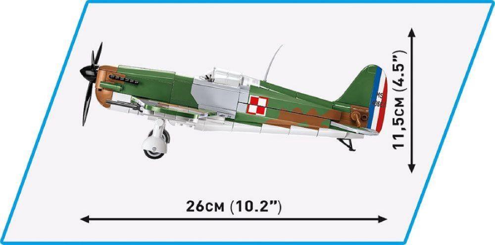 World War 2 - Morane-Saulnier MS.406 Construction Brick Set (317 Pieces)