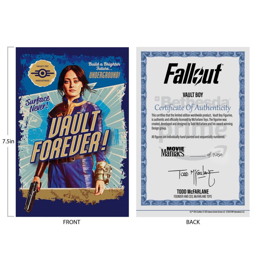 Fallout (TV) - Vault Boy (Season 2) V2 Movie Maniacs 6″ Posed Figure