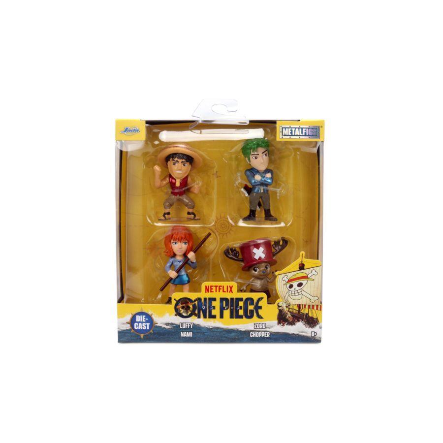 One Piece (Netflix) - 2.5″ Metalfigs 4-Pack