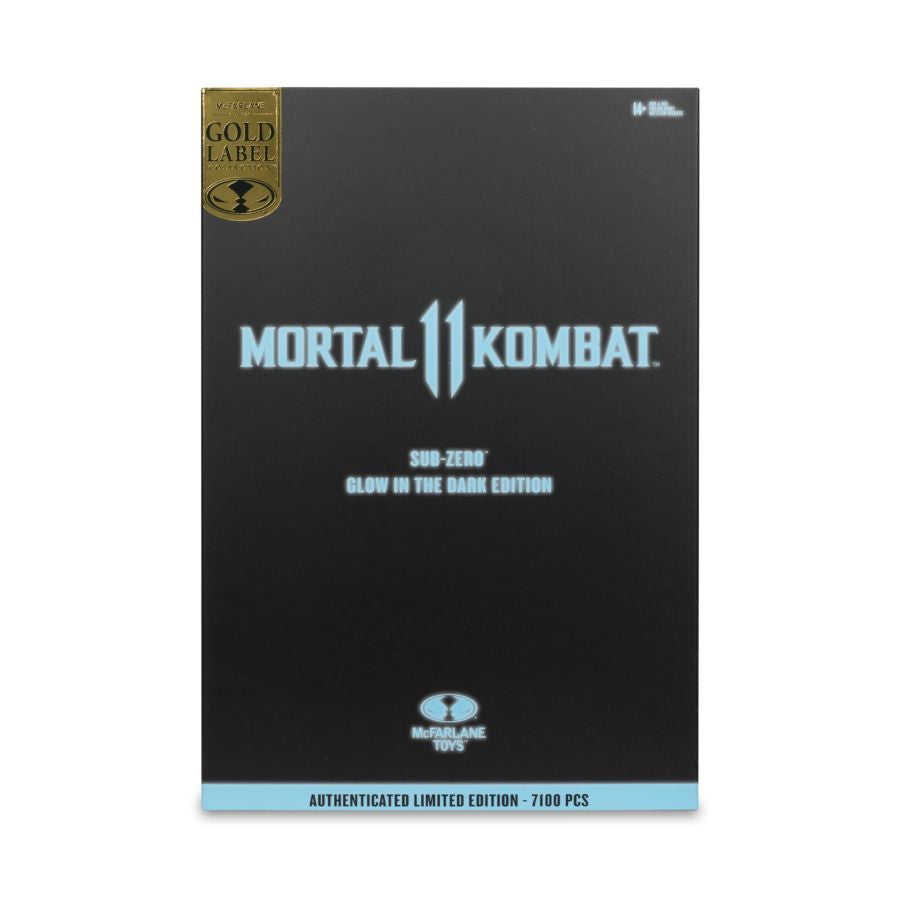 Mortal Kombat II - Sub-Zero (Glow-in-the-Dark) (Gold Label) 7″ Figure