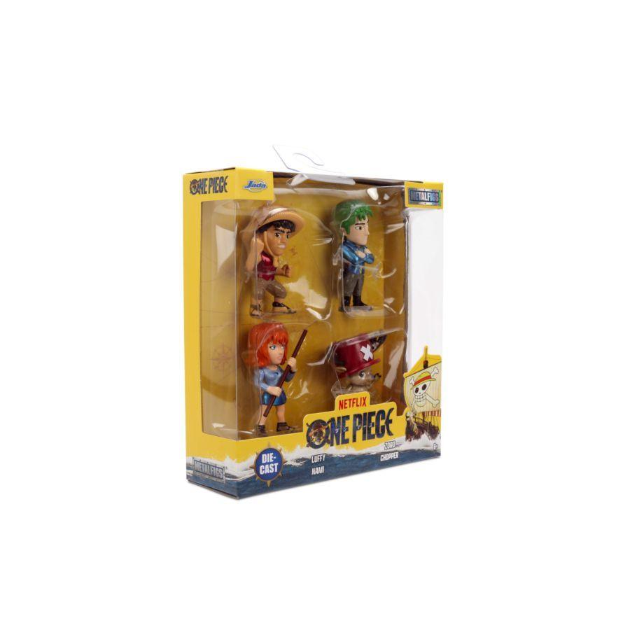 One Piece (Netflix) - 2.5″ Metalfigs 4-Pack