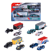 Majorette - 1:64 Racing Deluxe Trailer Hang Sell Assortment (Case of 4)