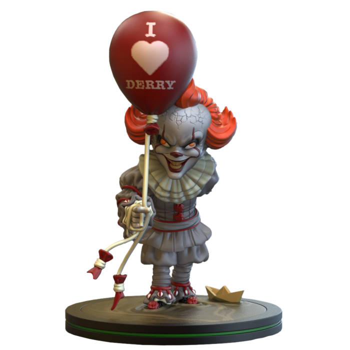 It: Chapter 2 - Pennywise "I Heart Derry" Q-Fig (Vinyl Figure)