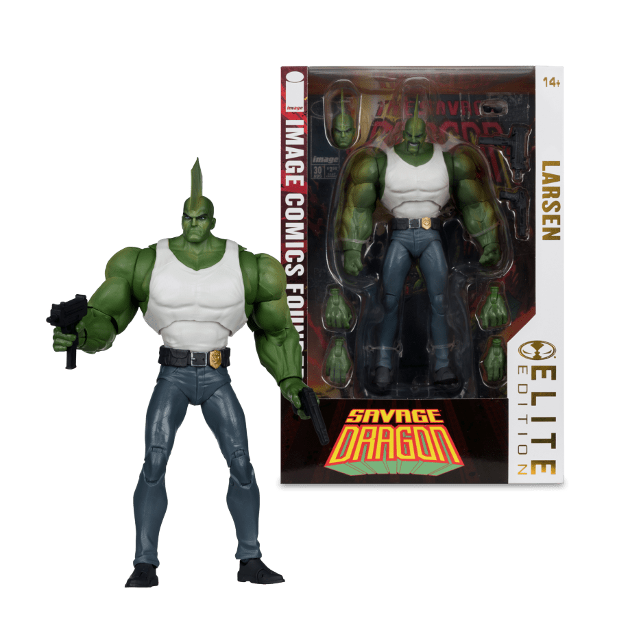 Savage Dragon - The Dragon 7″ Elite Edition Figure