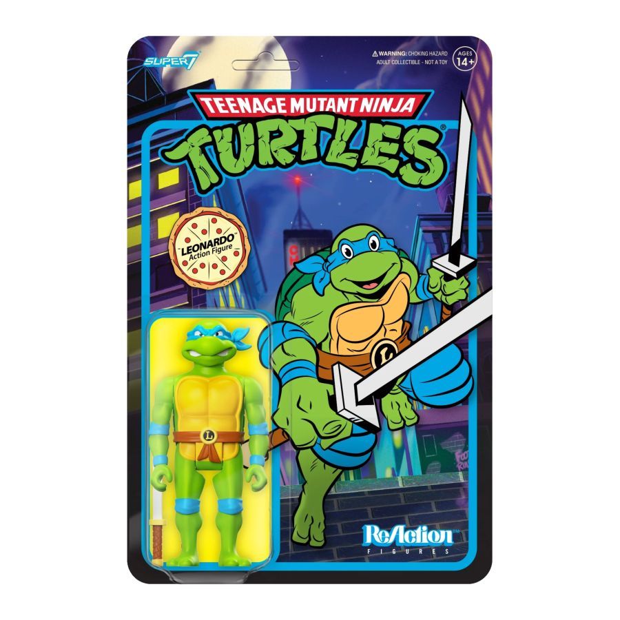 Teenage Mutant Ninja Turtles (TV’87) - Leonardo Toon Reaction 3.75″ Figure