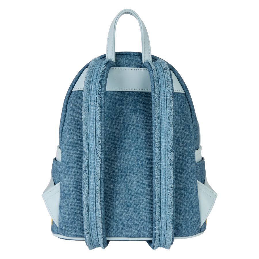 Disney - Dogs & Cats Faux Denim Fringe Loungefly Backpack