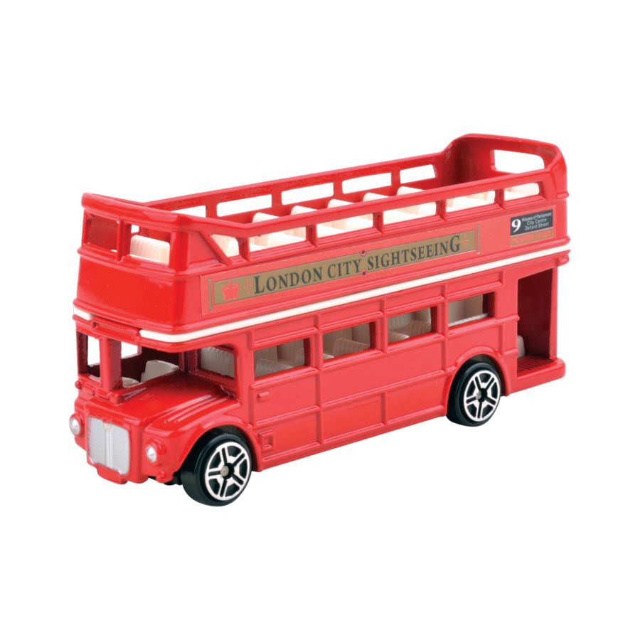 Metro Town - 3.5″ London Open Top Bus Die-Cast Vehicle