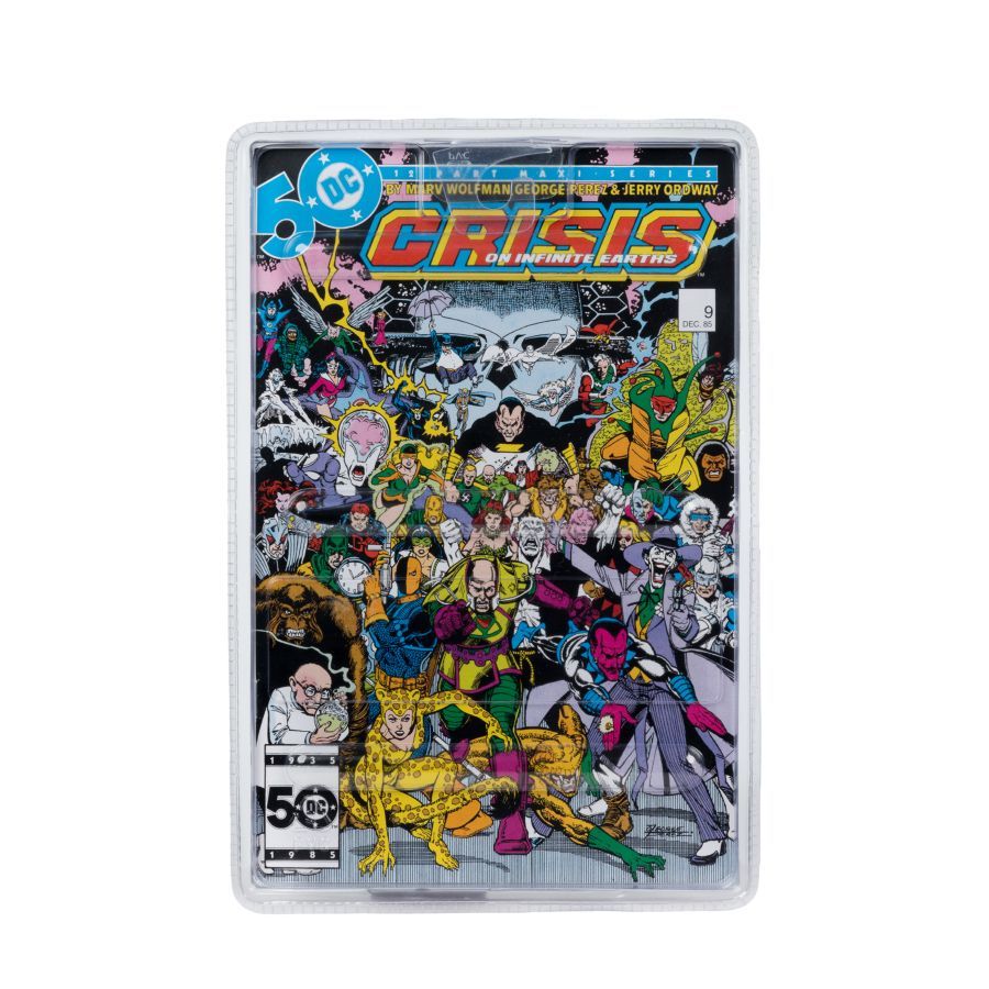 DC Direct - The Joker (Crisis On Infinite Earths) Page Punchers 7 ” Figure with Comic