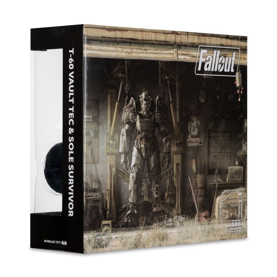 Fallout 4 – T- 60 Vault Tec & Sole Survivor 7″ Action Figure 2-Pack