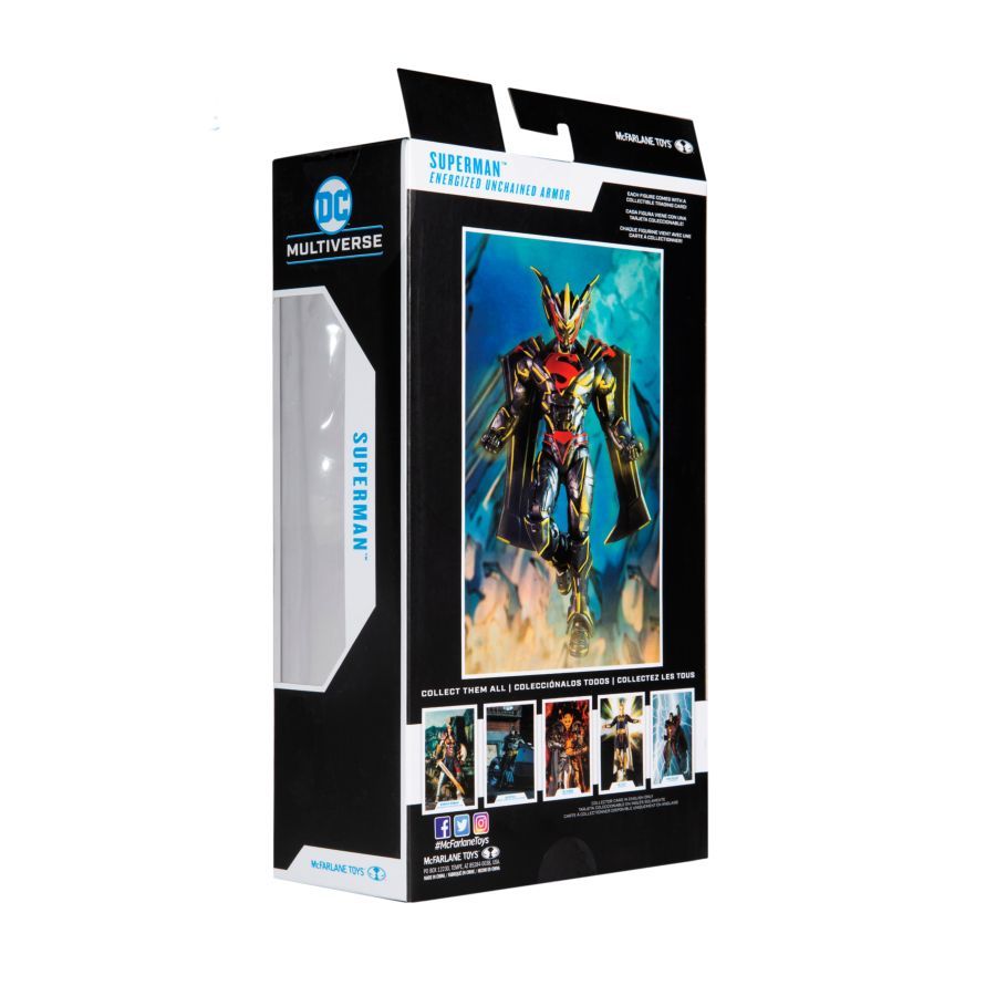 DC Comics - Superman Energized Unchained Armor Gold 7″ Action Figure