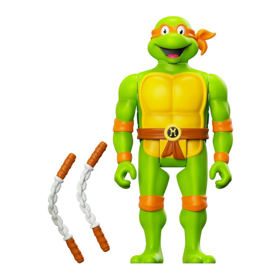 Teenage Mutant Ninja Turtles (TV’87) - Michelangelo Toon Reaction 3.75″ Figure