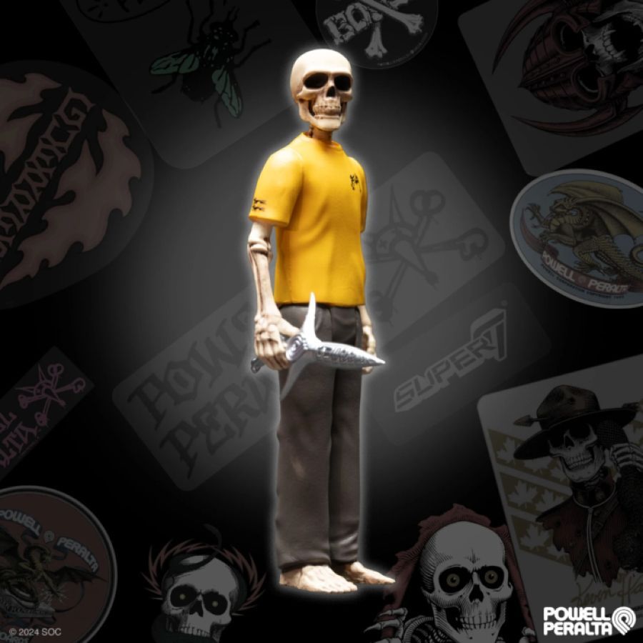 Powell Peralta - Tommy Guerrero [V8 Dagger/Sacto ’86] ReAction 3.75″ Action Figure [Wave 4]