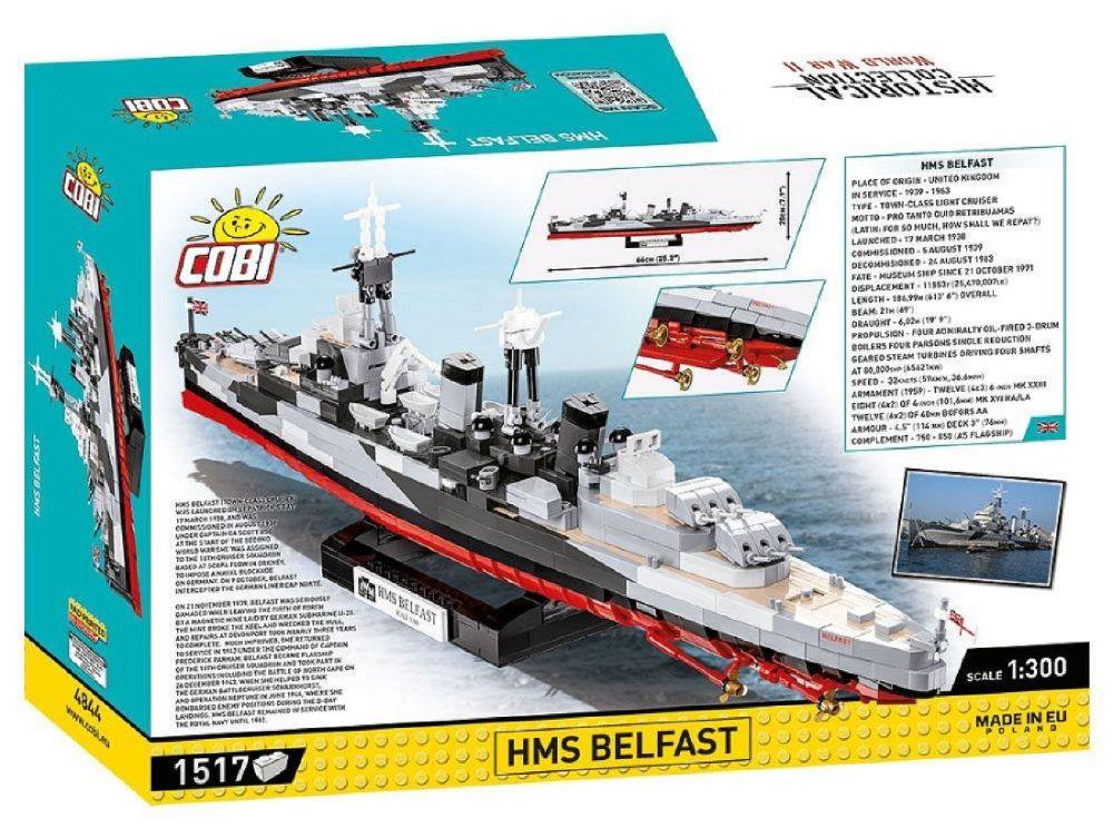 World War 2 - HMS Belfast Construction Brick Set (1515 Pieces)