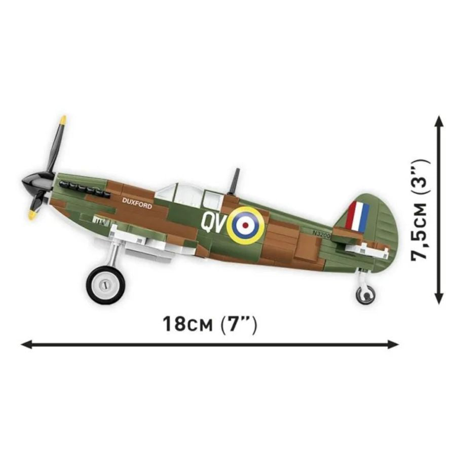 World War 2 - Spitfire MK.I N3200 Construction Brick Set (146 Pieces)