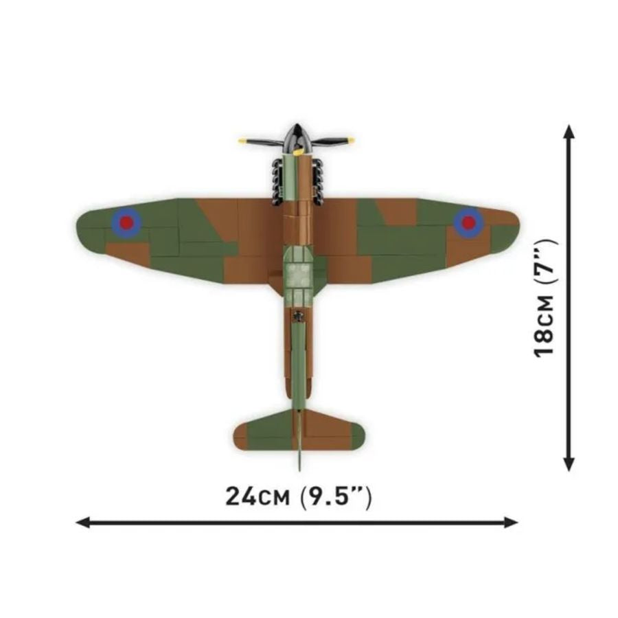 World War 2 - Spitfire MK.I N3200 Construction Brick Set (146 Pieces)