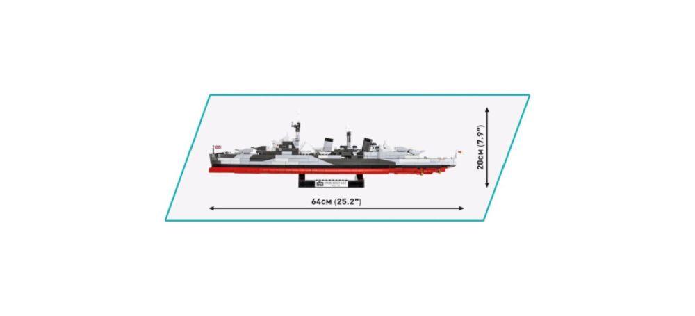World War 2 - HMS Belfast Construction Brick Set (1515 Pieces)