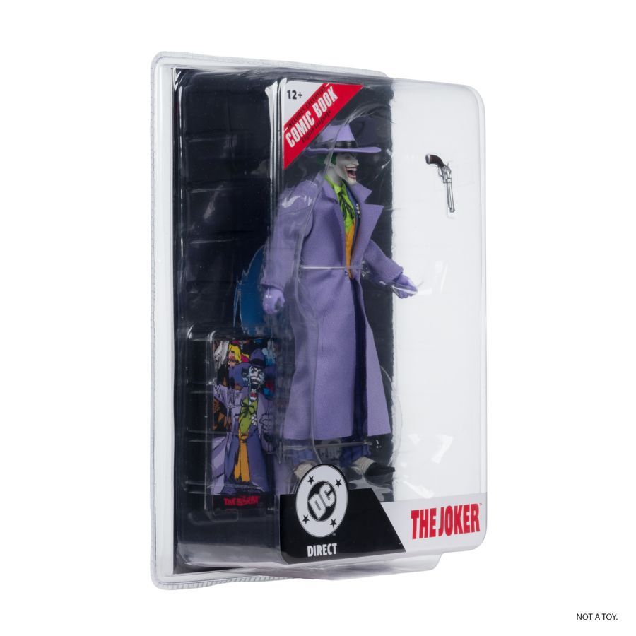 DC Direct - The Joker (Crisis On Infinite Earths) Page Punchers 7 ” Figure with Comic