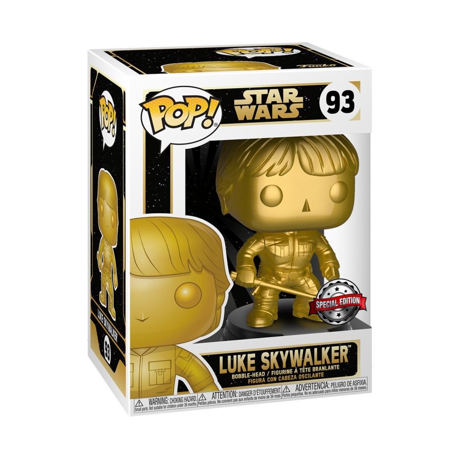 Star Wars - Luke Skywalker Gold Metallic (Pop! Vinyl)
