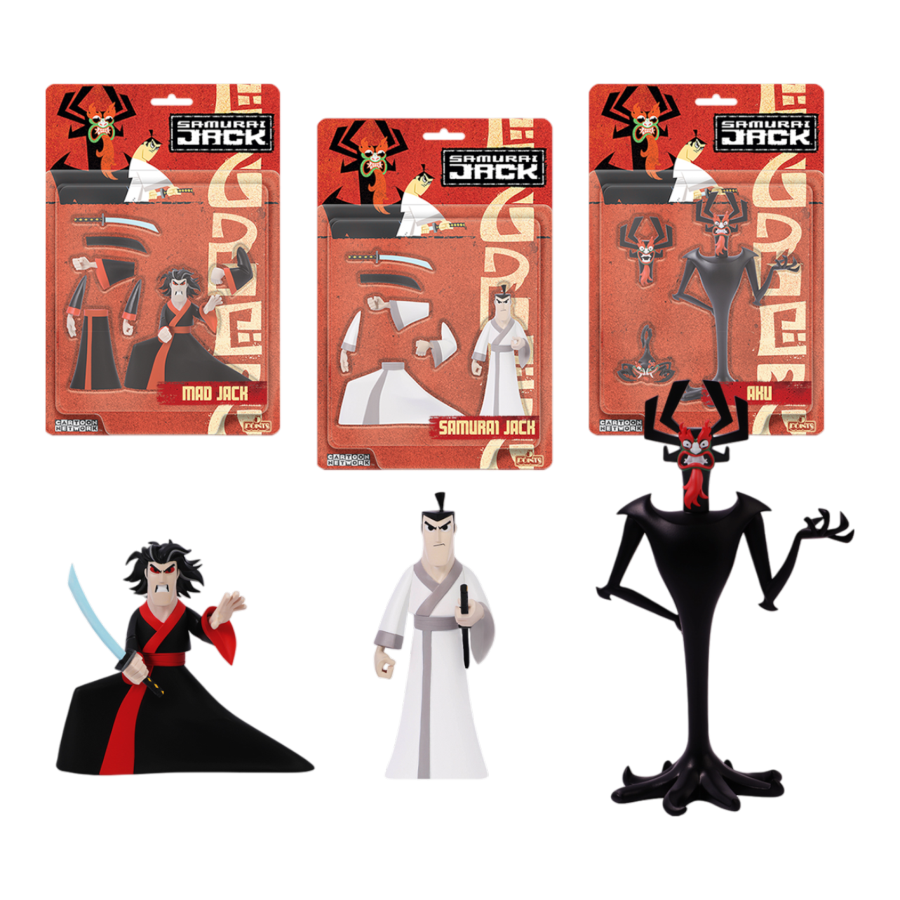 Samurai Jack - 5 Points Figure Assortment Pack Of 3 (Action Figure)