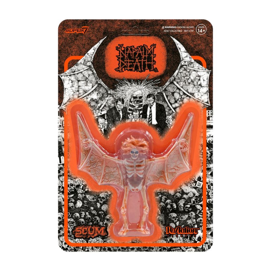 Napalm Death - Scum Demon Second Pressing Orange ReAction 3.75″ Action Figure