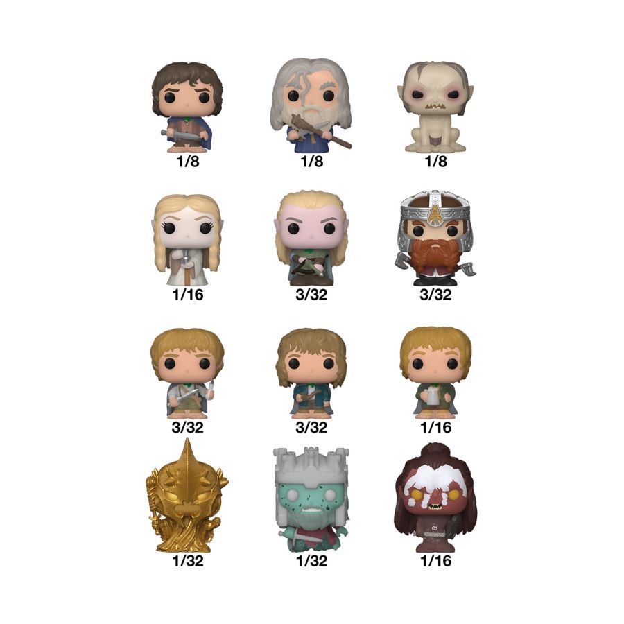 The Lord of the Rings - Bitty Pop! Blind Bag Assortment (Display of 32)