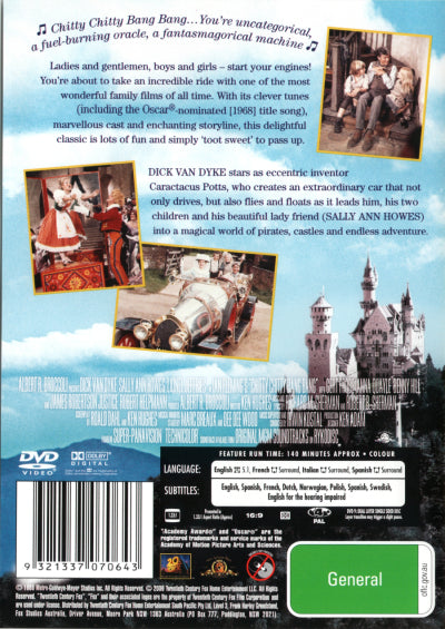 Chitty Chitty Bang Bang DVD