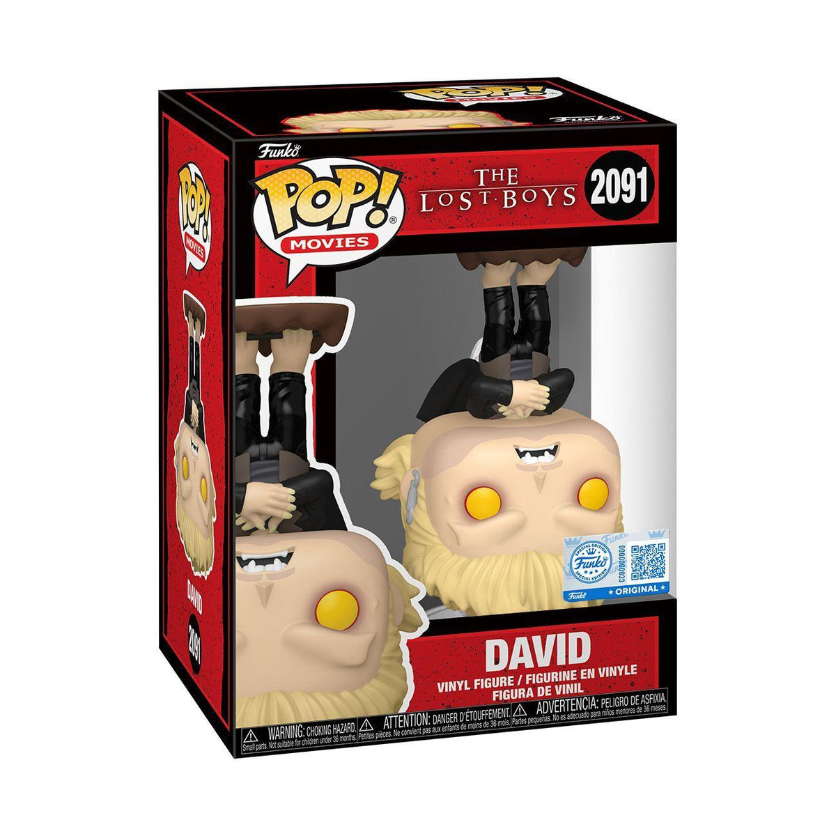 The Lost Boys - Vampire David (Upside Down) (Pop! Vinyl)