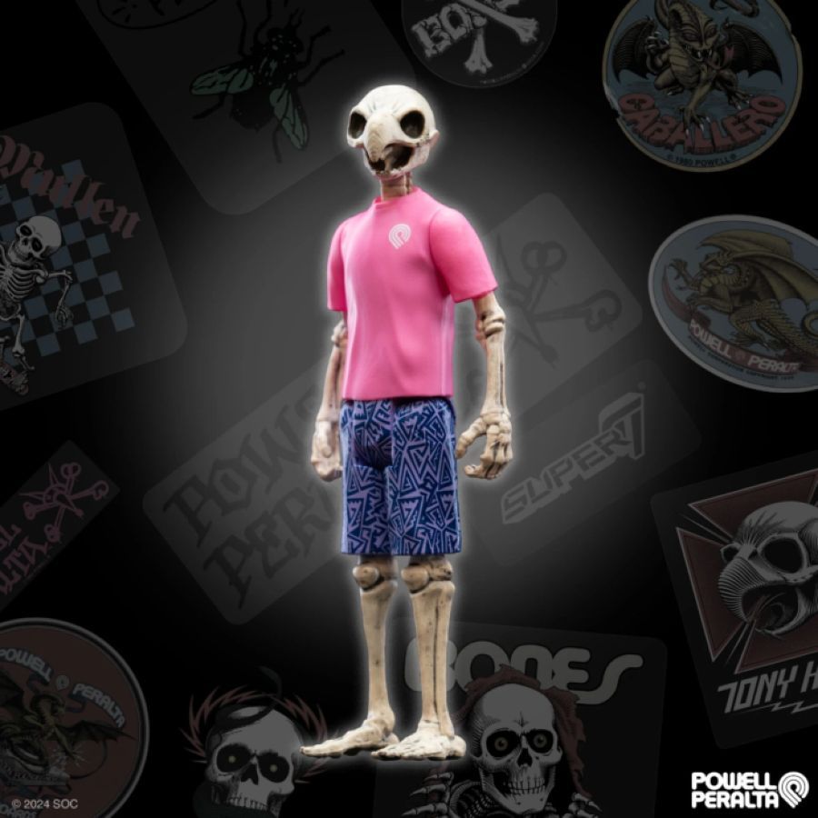 Powell Peralta - Tony Hawk [Mt. Trashmore ’85] ReAction 3.75″ Action Figure [Wave 5]