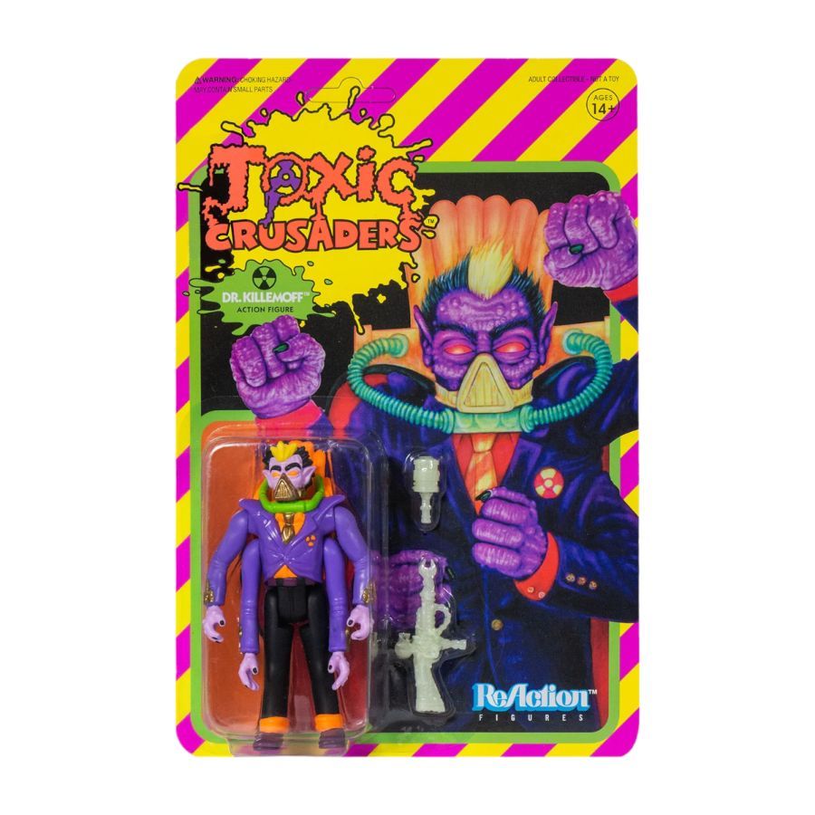 Toxic Crusaders - Dr. Killemoff ReAction 3.75″ Action Figure