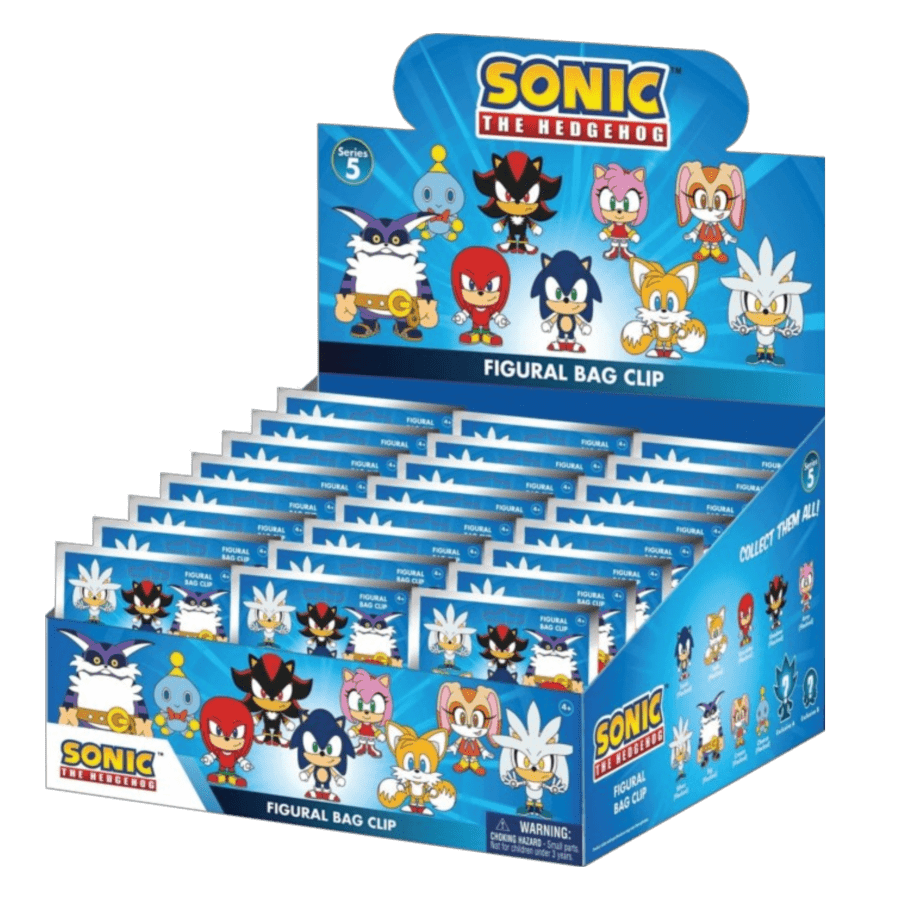 Sonic - 3D PVC Bag Clips Series 5 Blind Bag (Display of 24)