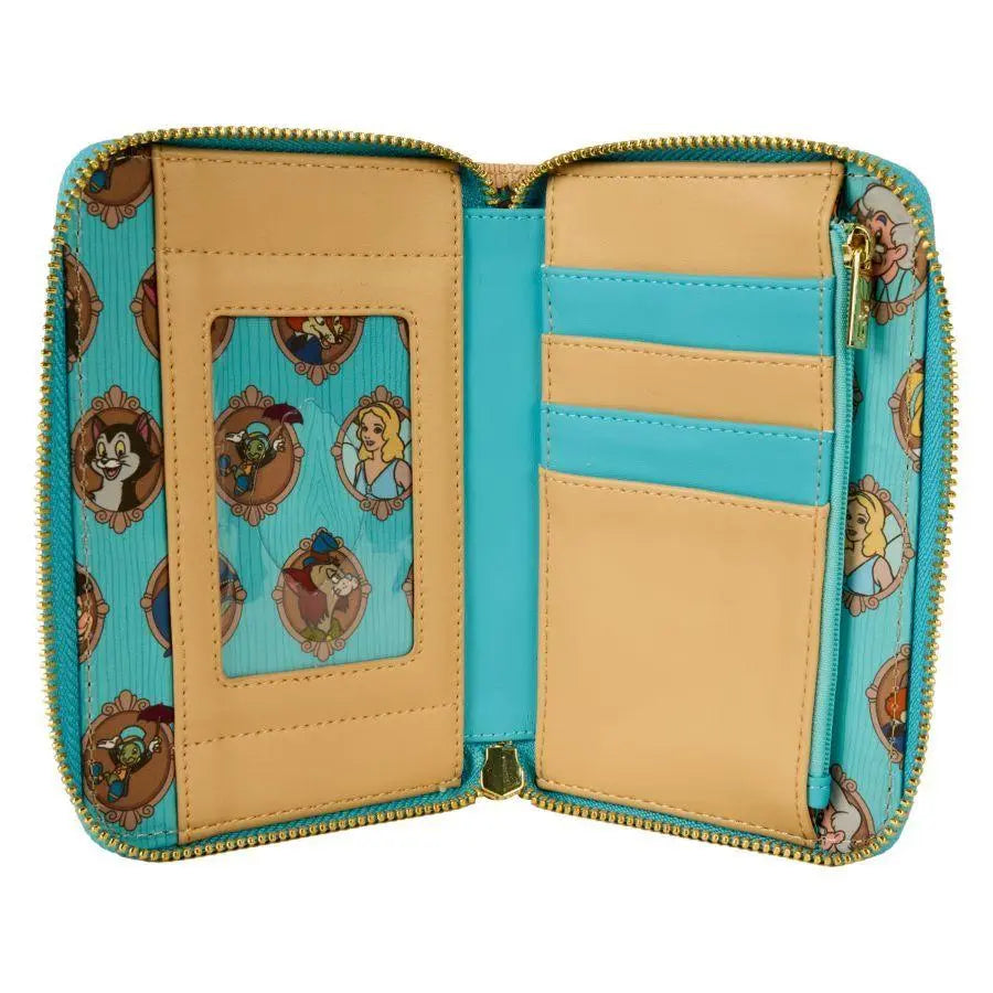 Pinocchio - Portrait Zip Around Wallet
