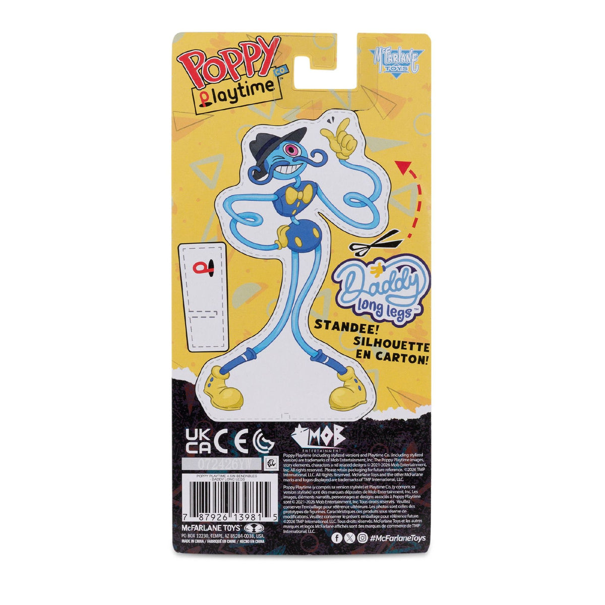 Poppy Playtime - Daddy Long Legs 4.5″ Bendable Figure