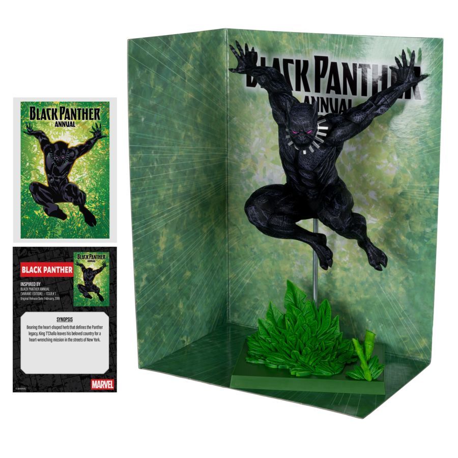 Marvel Comics - Black Panther with Comic (Annual #1 - Variant Edition) 1:6 Scale Figure
